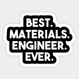 materials engineer Sticker